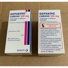 Depakin Chrono 500mg hộp 1 lọ 30 viên