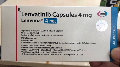 Lenvima 4mg hộp 20 viên