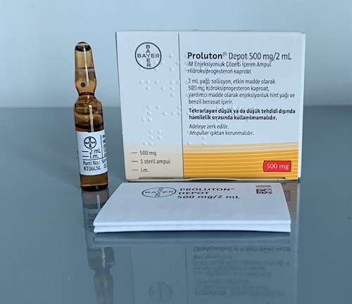 Proluton Depot 500mg hộp 1 ống