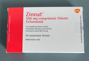 Zinnat 500mg hộp 10 viên