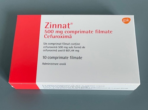 Zinnat 500mg hộp 10 viên