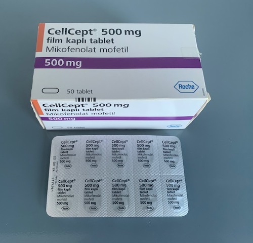 Cellcept 500mg hộp 50 viên