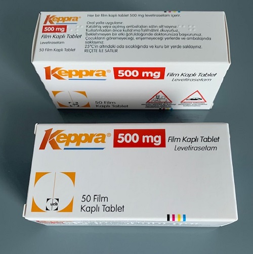 Keppra 500mg hộp 50 viên 