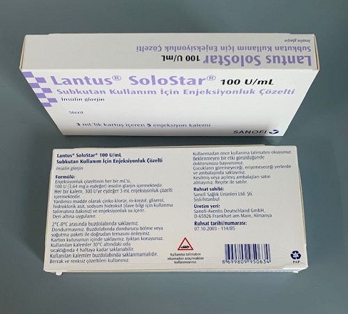 Lantus soloStar 100U/ml hộp 5 bút 