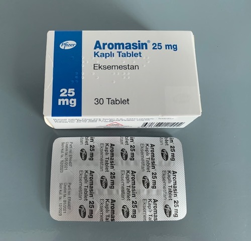 Aromasin 25mg hộp 30 viên 